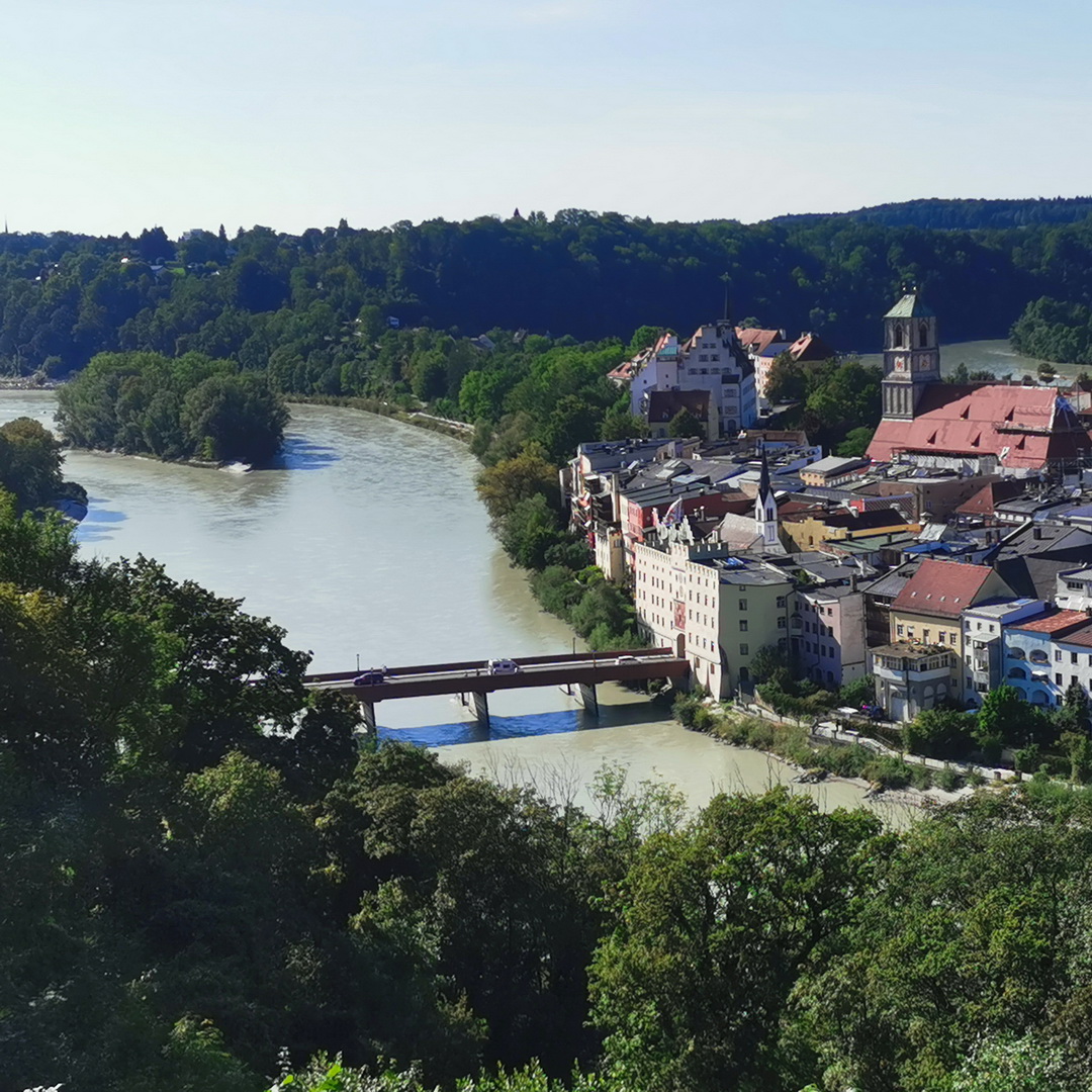 Blick auf die Kapuzinerinsel